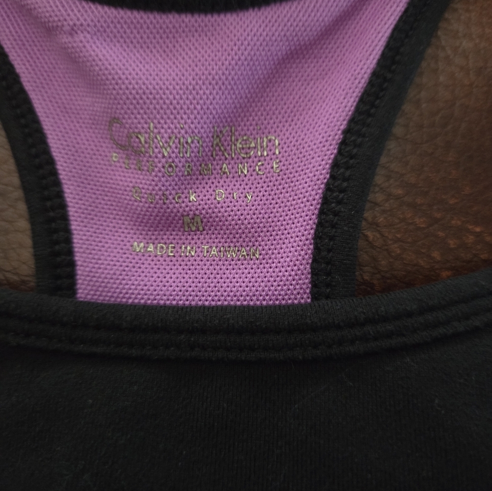 Calvin Klein Blue and Black Sports Bras Size Medium - Picture 9 of 13